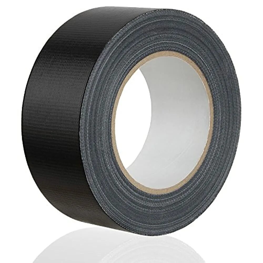 Wiki tape. Fabric adhesive tape, black, 50 mm, 50 m roll. скотч easy tape gaffa. скотч тканевый черный.