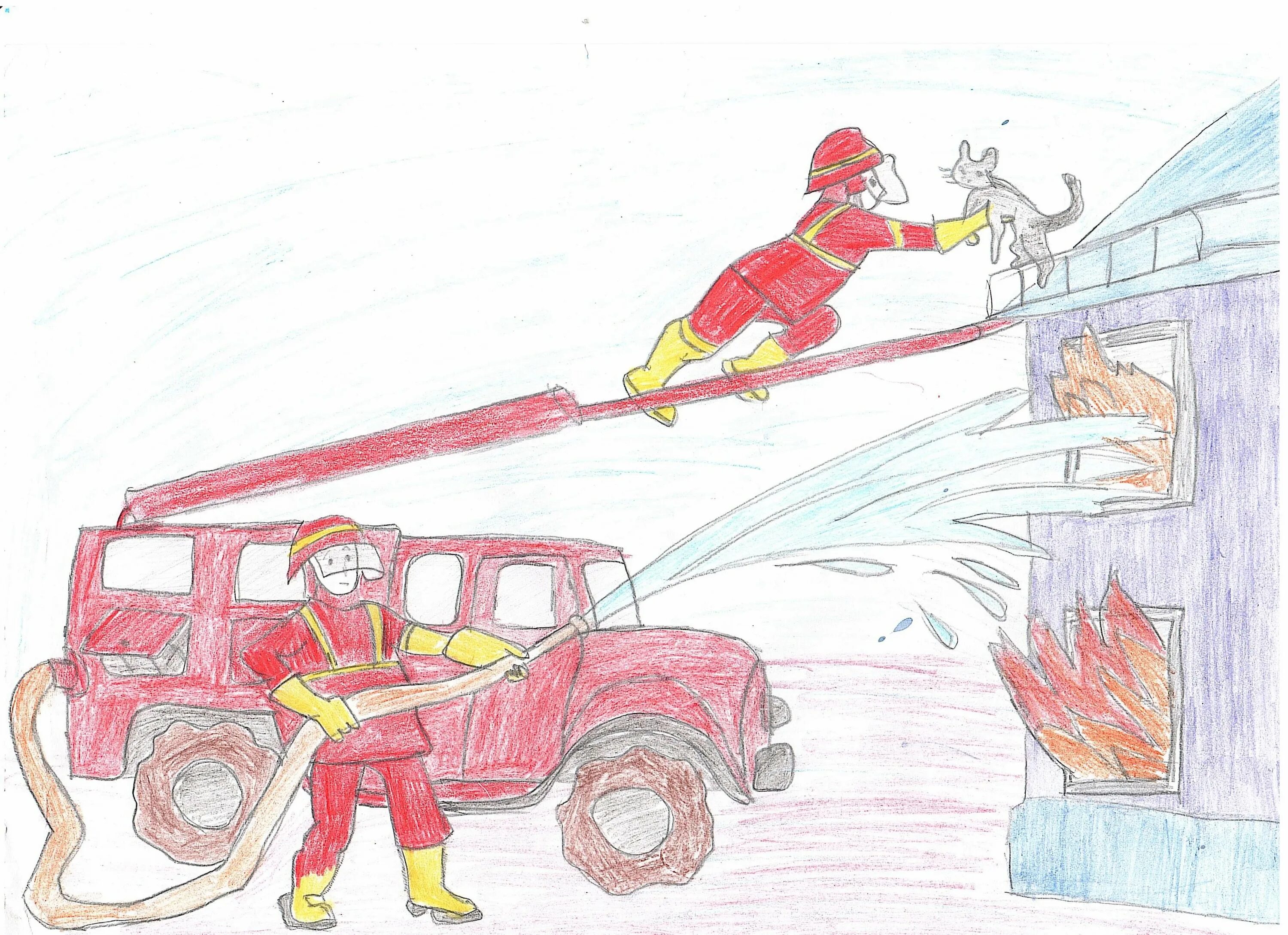 Детские рисунки на тему пожарные. Пожарник рисунок. Профессия пожарный рисунок. Детские рисунки про пожарных. Рисунок пожарная безопасность.
