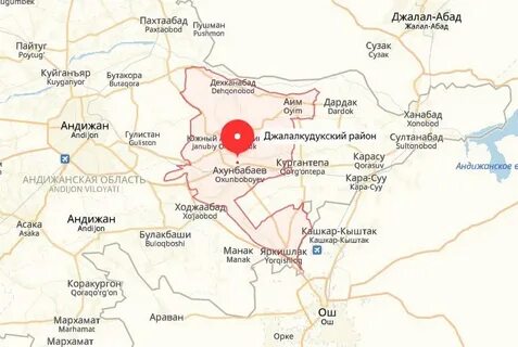 Расстояния наманган