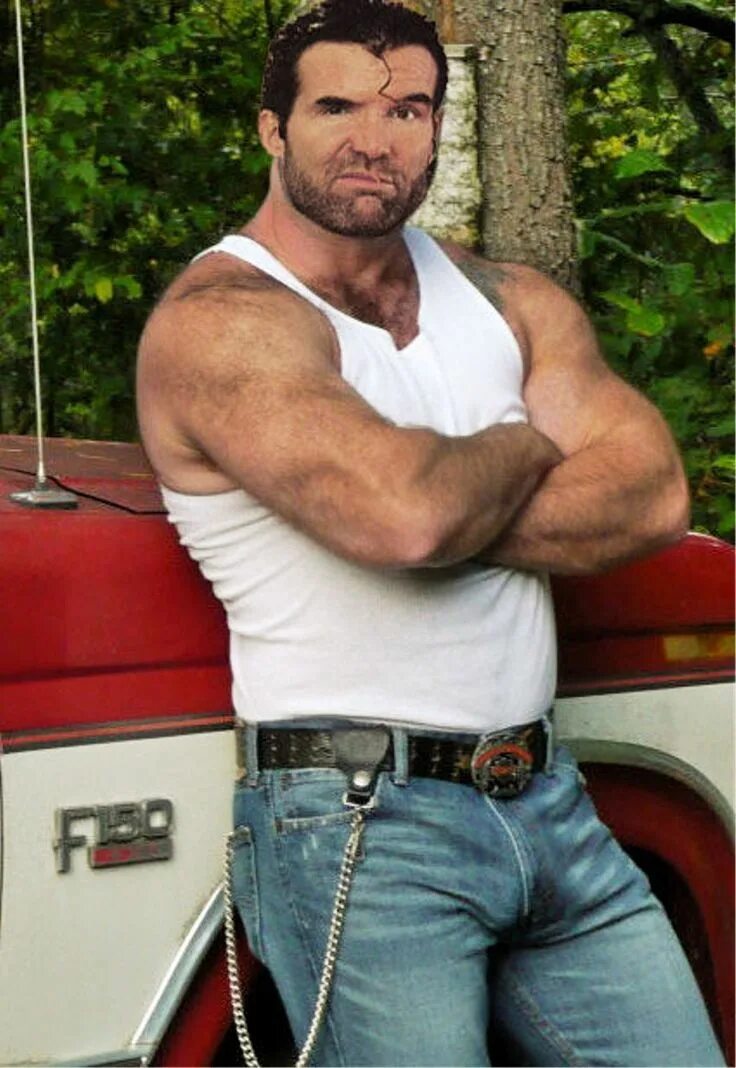 Дэдди Беар. Гуннар Дэдди. Реднек качок. Redneck мужчины. Dick bear