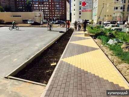 Укладка тротуарной плитки в курске