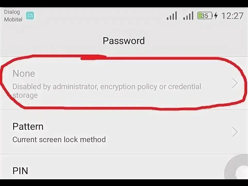 Screen method