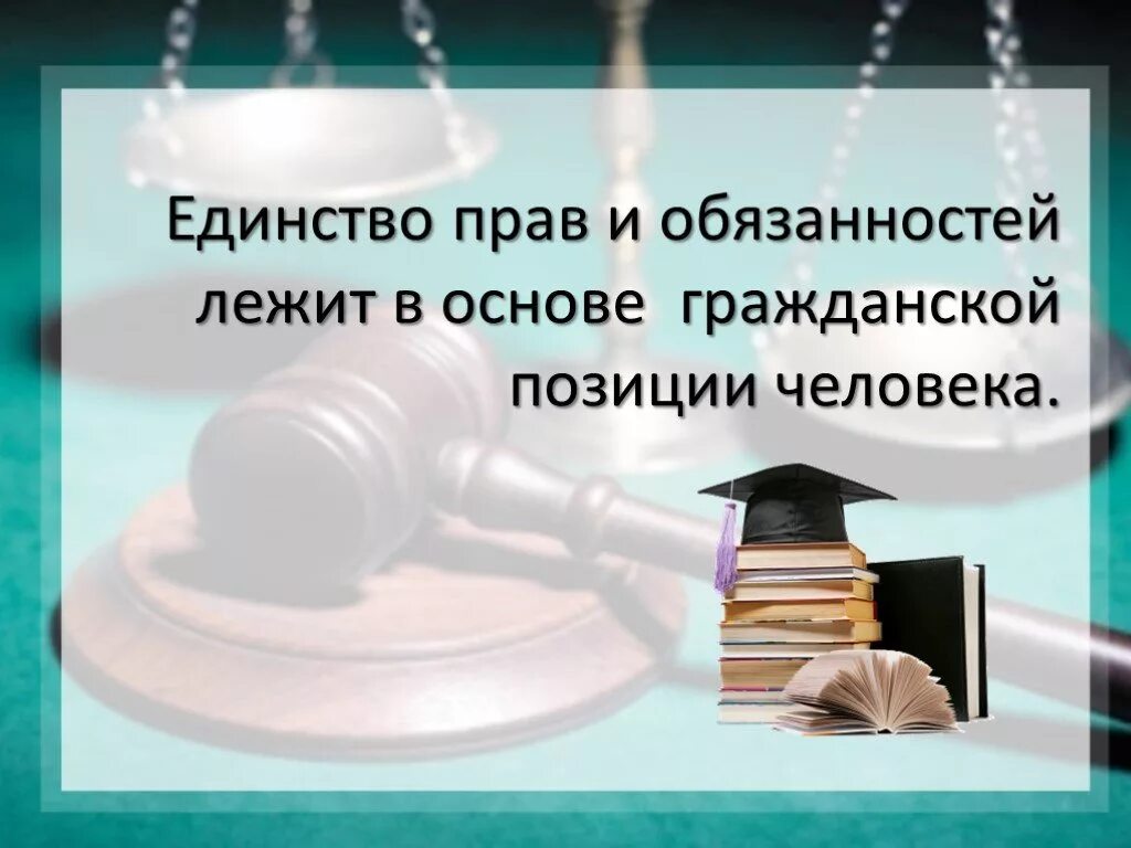 Пример единства прав и обязанностей гражданина Схема конституционные обязанности граждан рф