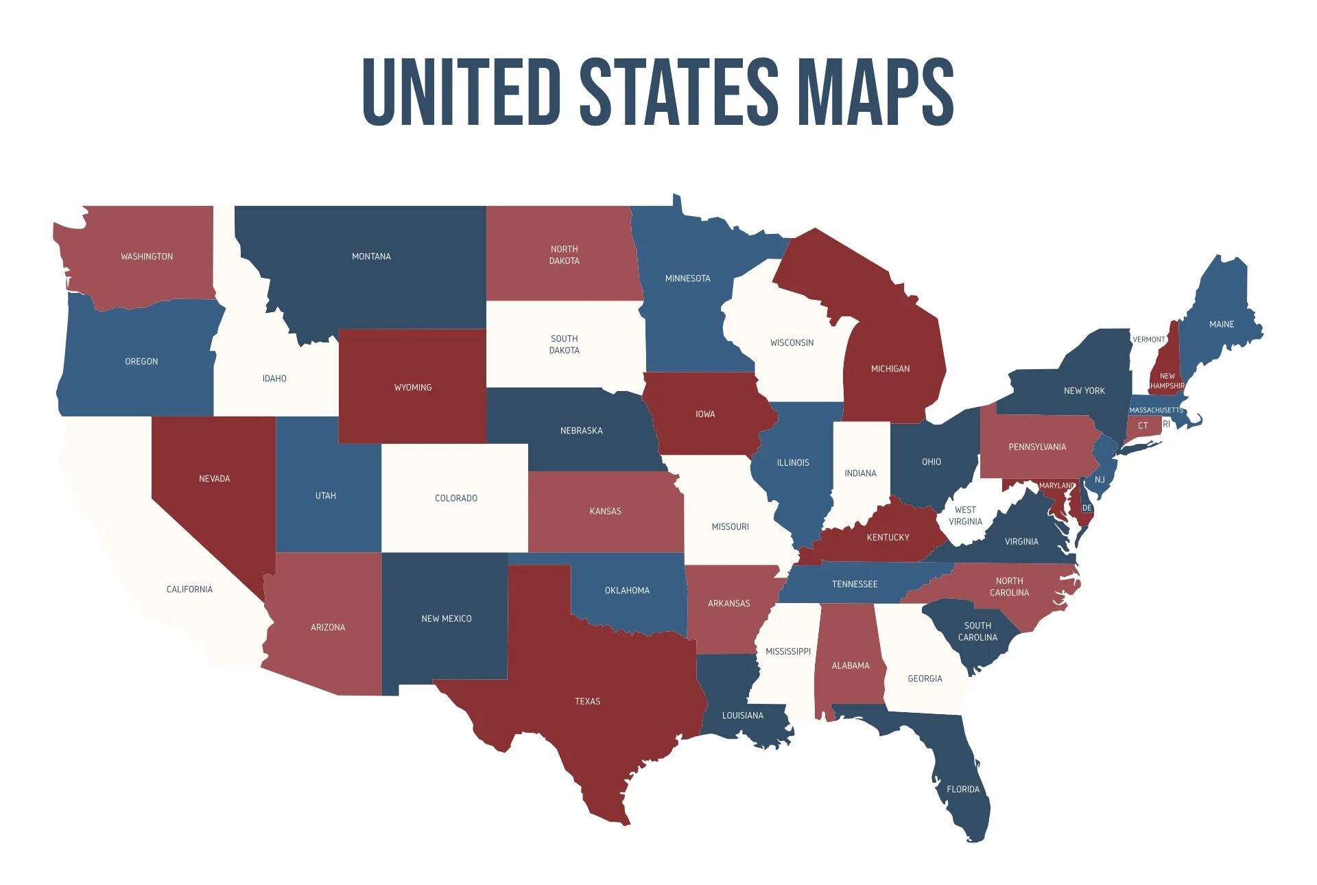 USA States. USA Map. Us States Map. United States of America Map. Usa states capitals