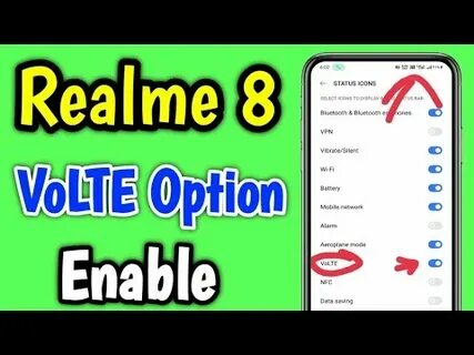 Как отключить volte на realme