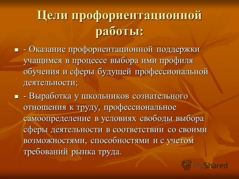 Цель профориентационной работы в школе. Профессиональная ориентация цели и задачи. Цели и задачи профориентационной работы. Профориентационная работа в школе. Профессиональная ориентация цели и задачи.