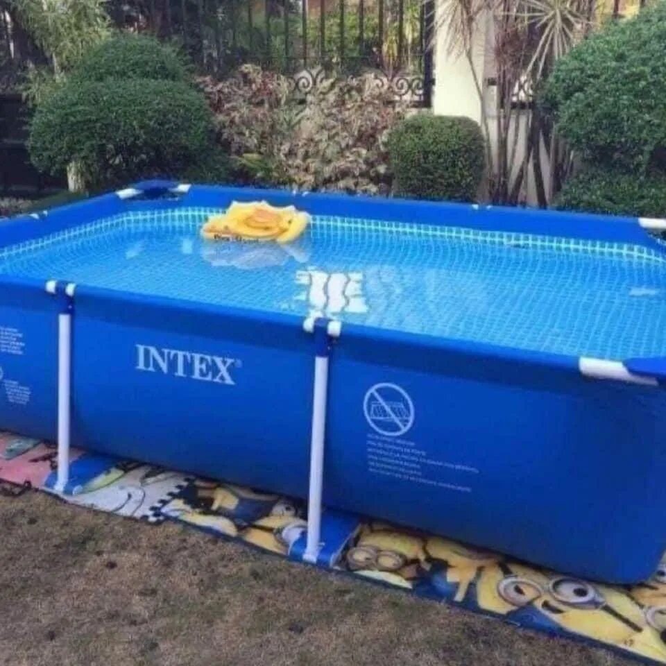 Intex rectangular frame pool. Каркасный бассейн intex rectangular frame 810-422 260х160х65 см. бассейн intex 200x400. intex 3.0m 11878x2 rectangular frame set фактические габариты.