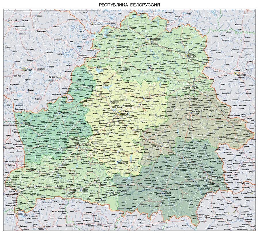 Беларусь карта с городами на русском областями. Географическая карта Белоруссии. Республика Белоруссия на карте. Карта Белоруссии с городами. Карта Белоруссии города Белоруссии.