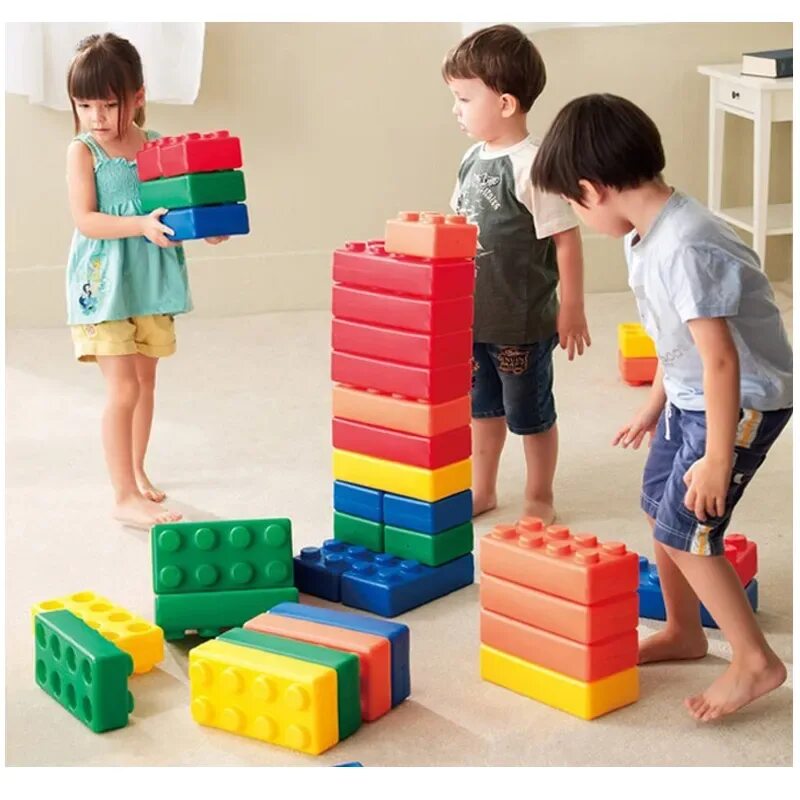 Playing brick blocks. Конструктор строительный дом 134 эл полесье. Конструктор wader xxl 37473-134. Конструктор для строительства домиков. Блоки строительные детские.