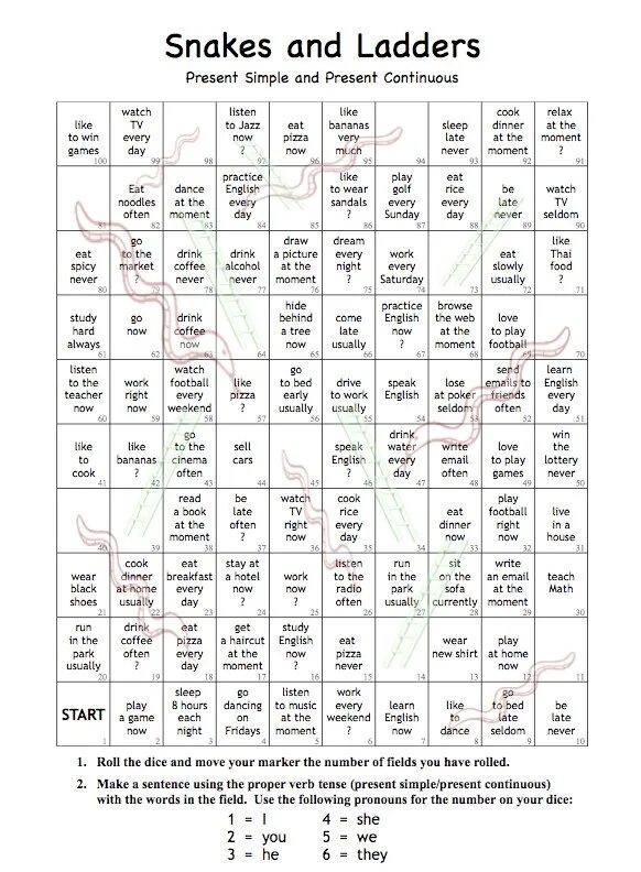 Continuous game. Present simple continuous boardgame. present simple present continuous boardgame. snakes and ladders present simple. snakes and ladders present simple present continuous.