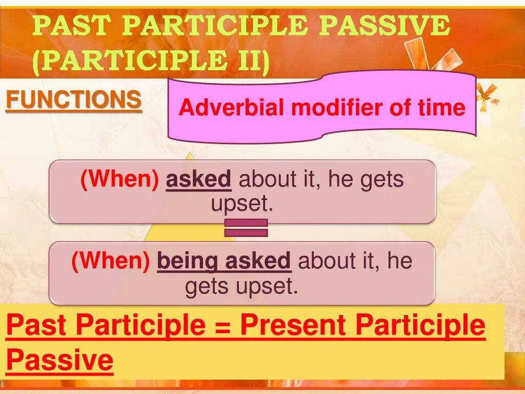 Participle предложения примеры. Present participle примеры. past participle. past participle в английском. past participle 1 и participle 2.