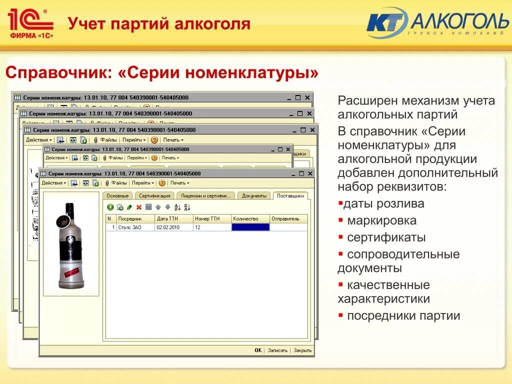 Сопроводительные документы на алкогольную