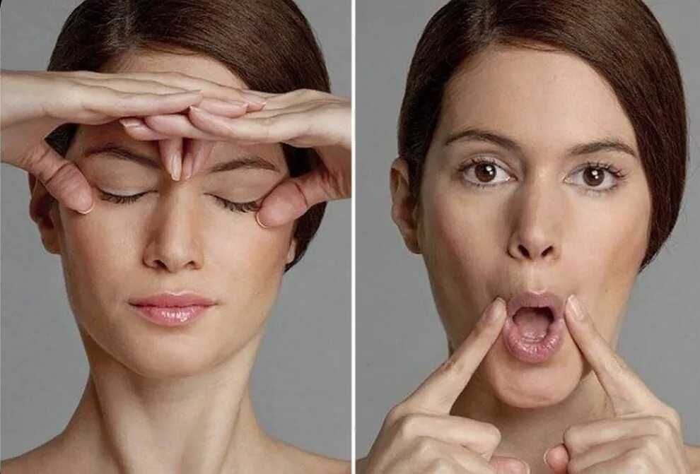 Face moving. Face moving
