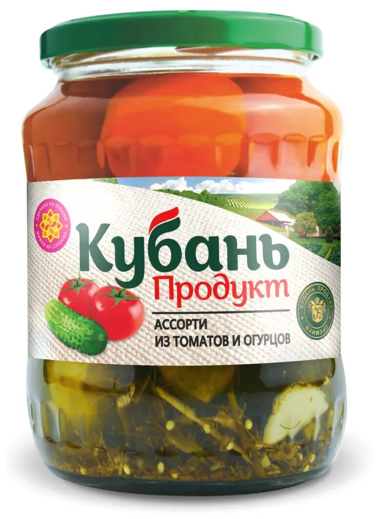 Кубань продукт ассорти маринованное 680г. Ассорти томаты огурцы патиссоны агрокомплекс 950. Маринад для ассорти помидора с огурцами. Ассорти огурчики и помидорчики в банках. Ассорти овощное (томат + огурец).