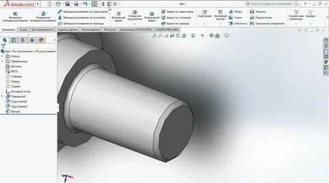 Solidworks отверстие