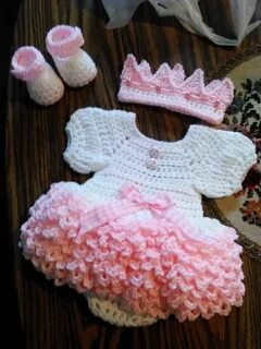 Крючком для новорожденных девочек