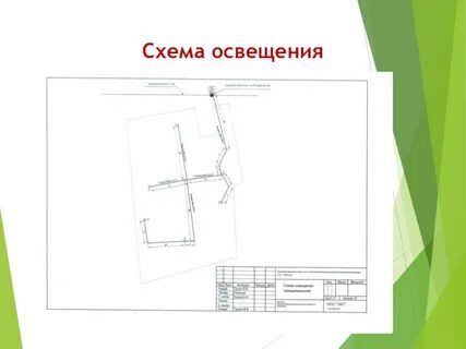 Схемы освещения улицы