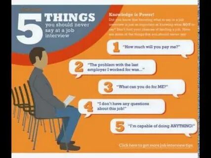 Things you say