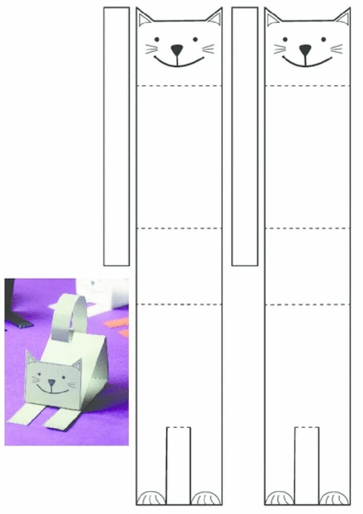 Схемы для склеивания. Шаблоны котиков из бумаги. Шаблоны котиков из бумаги. Трафарет кошки для вырезания. Поделки из бумаги котики.