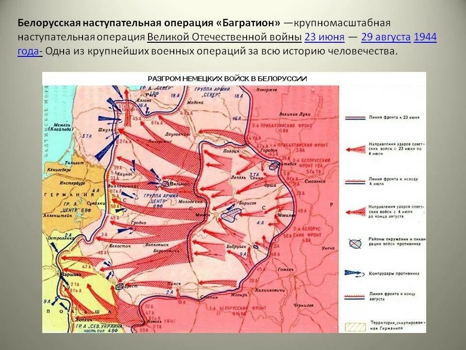 Схема фронтов великой отечественной войны. Белорусская операция (операция «Багратион). 1944 Г.. Операция Багратион 1944 карта. Белорусская операция 1944 года карта Багратион. Освобождение Белоруссии операция карта.