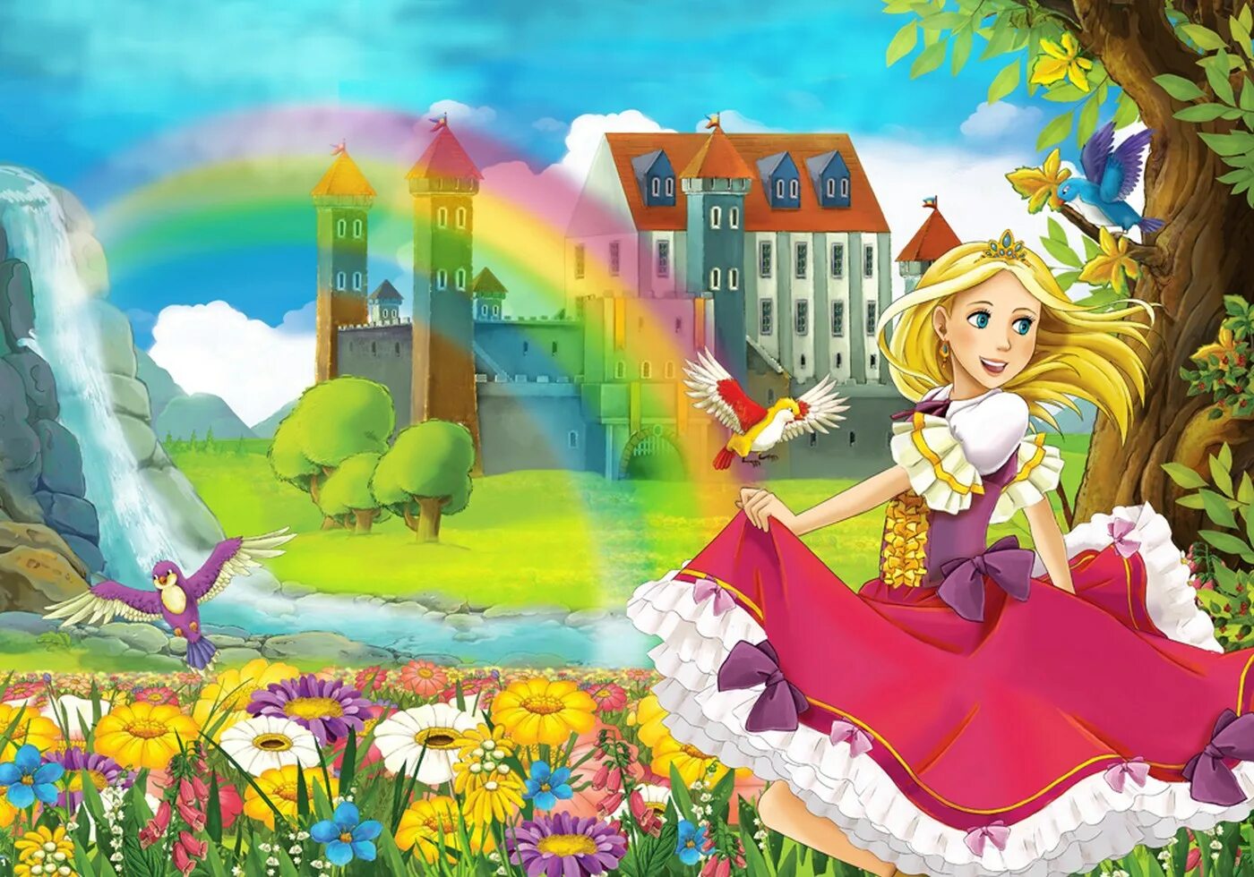 Королевство принцессы. Сказочные принцессы. Сказочная Страна. Путешествие в мир сказок. Сказочная Страна для детей.
