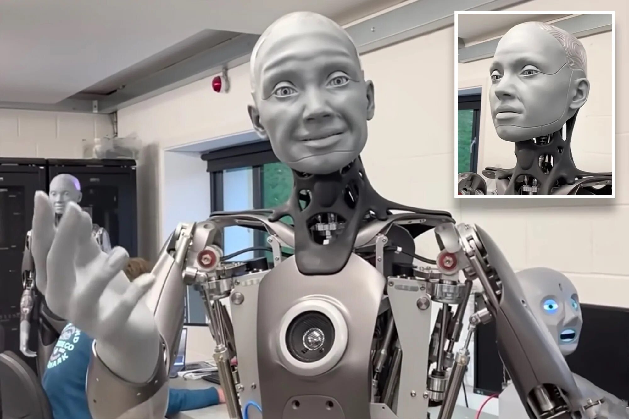 Робот-гуманоид Ameca. Бостон Динамикс человек и робот. Самый человекоподобный робот. Разные роботы.