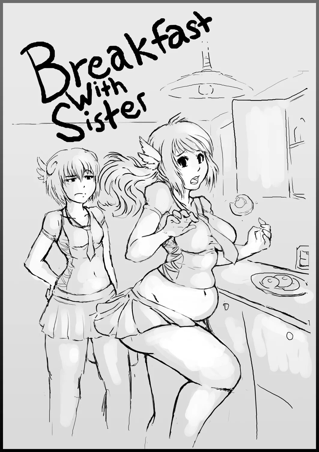 Футанари сёстры. Футанари сестра комиксы. Комиксы про сестер. Завтрак с сестрой Kipteitei. Comix sisters