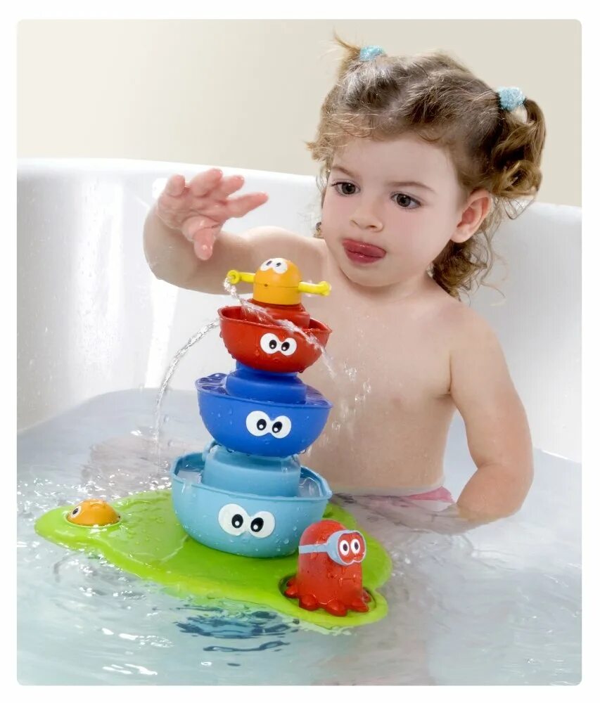 Купить игрушки для ванной. Yookidoo фонтан. Yookidoo пирамидка. Yookidoo игрушка. Игрушка для ванны.
