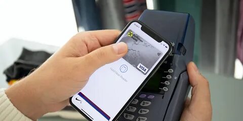 Оплата поднеся телефон