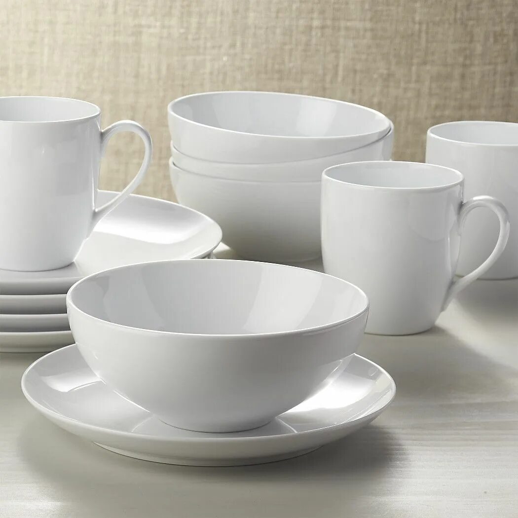 Crate and Barrel посуда. Stoneware Dinnerware Set посуда. Белая посуда. Белая столовая посуда. Dishes посуда