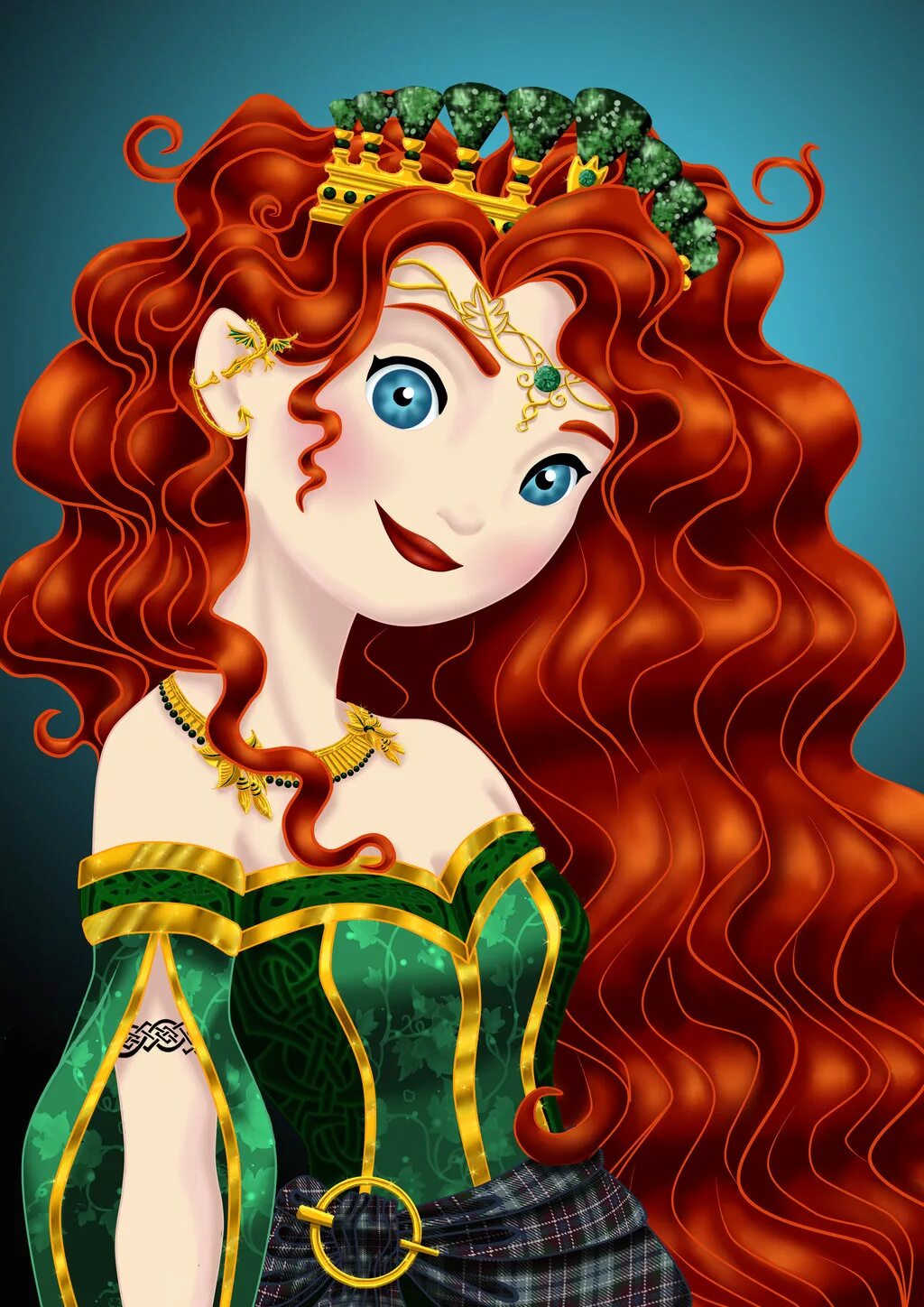 Джинджер и проклятый принц аниме. Мерида данброх арт. Джинджер манга добродетель. Ginger asme. Современные принцессы диснея мерида.