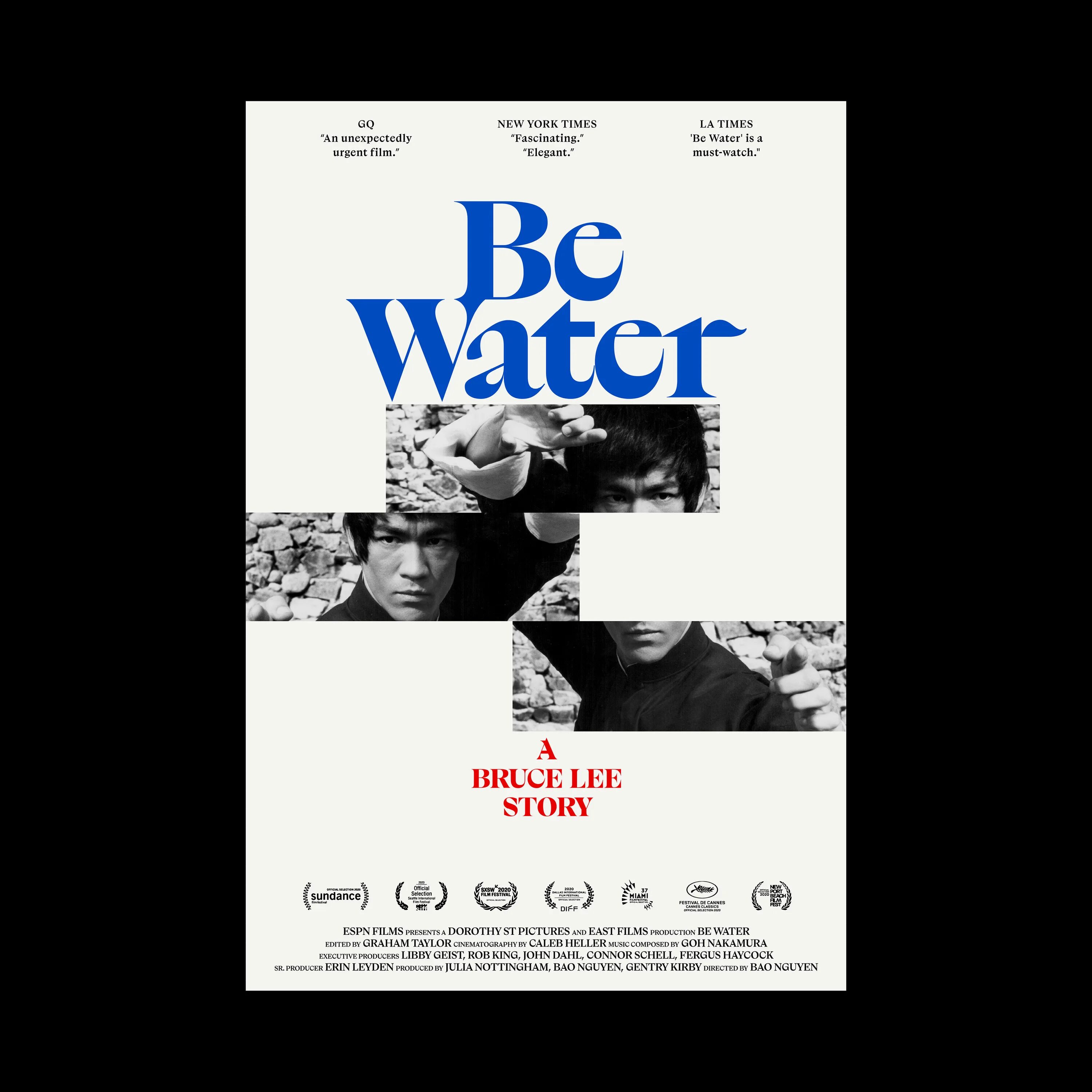 Be Water. Брюс вода