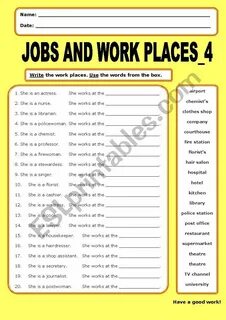 Job places