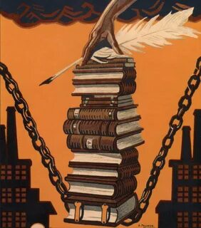 Плакаты советские книги