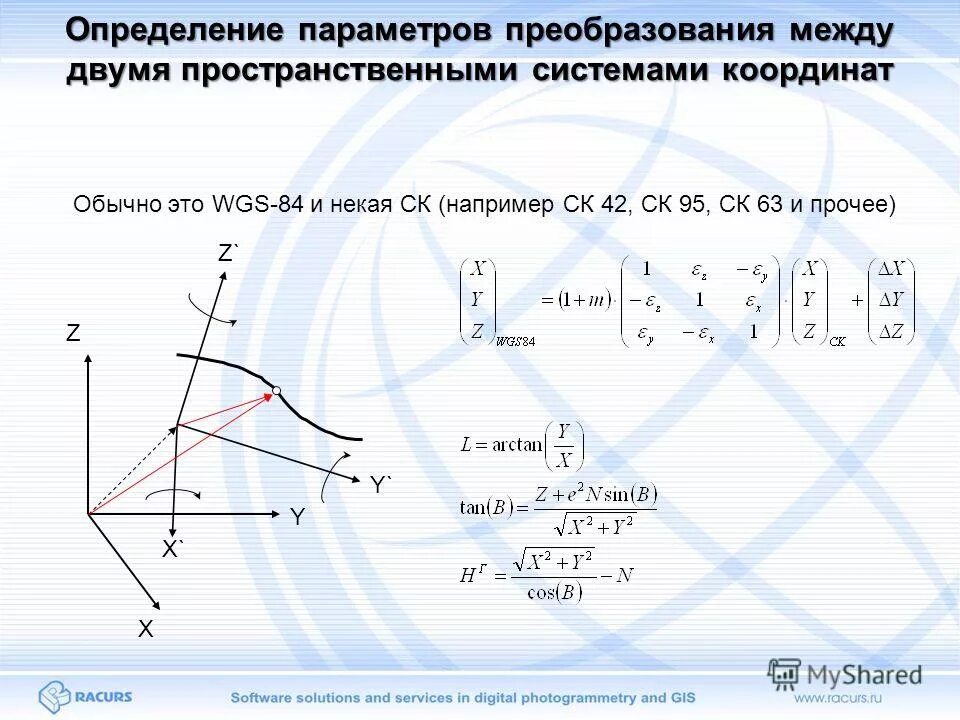 локальная система координат. переход между системами координат. 3 системы координат. переход между системами координат. формулы перехода из декартовой системы в сферическую.