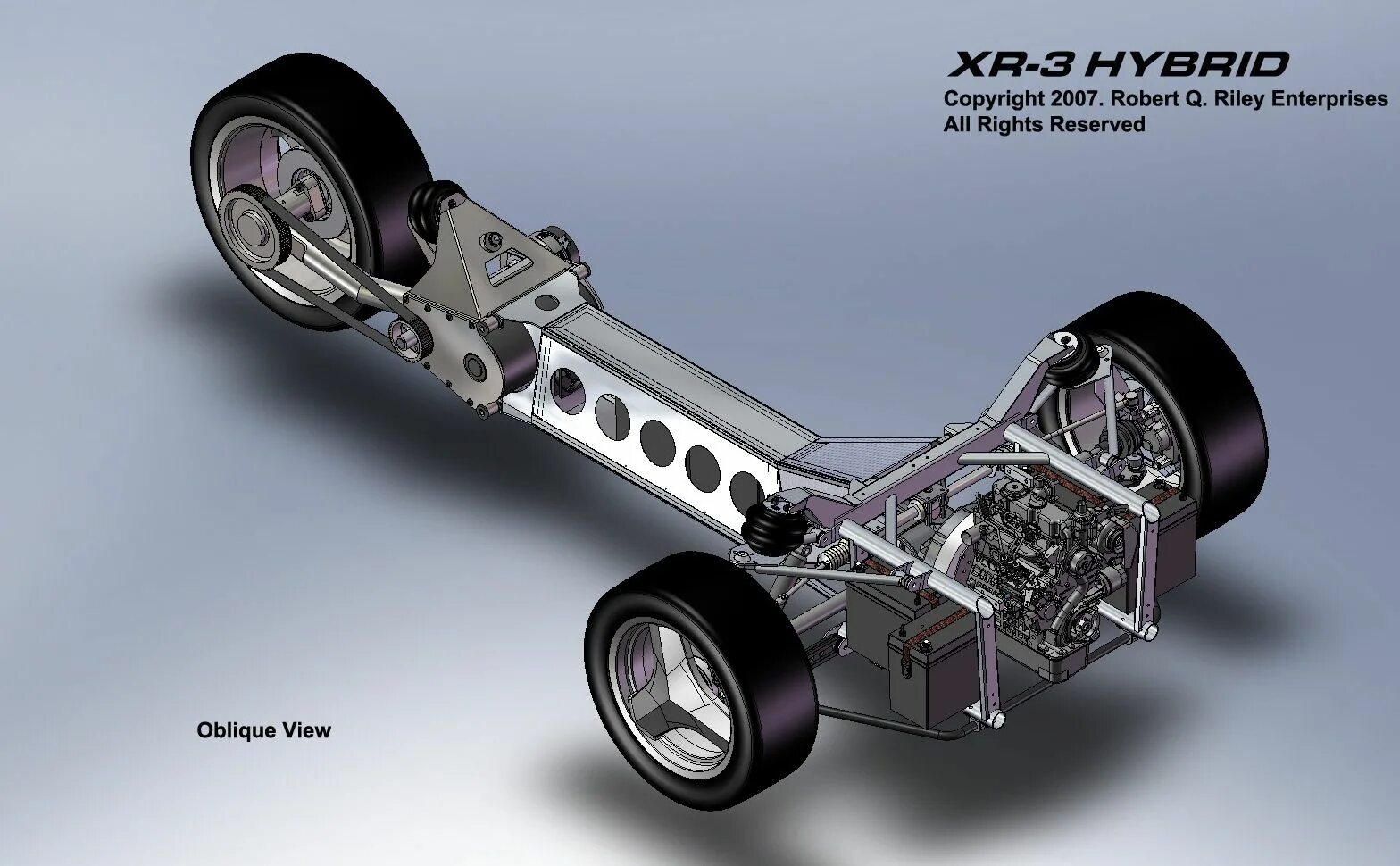 Xr3 Hammond. XR-3 Hybrid. Гибридный авто своими руками. Шасси 3 колеса.