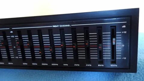 Fisher EQ-273 Stereo Graphic Equalizer, See Video !! 