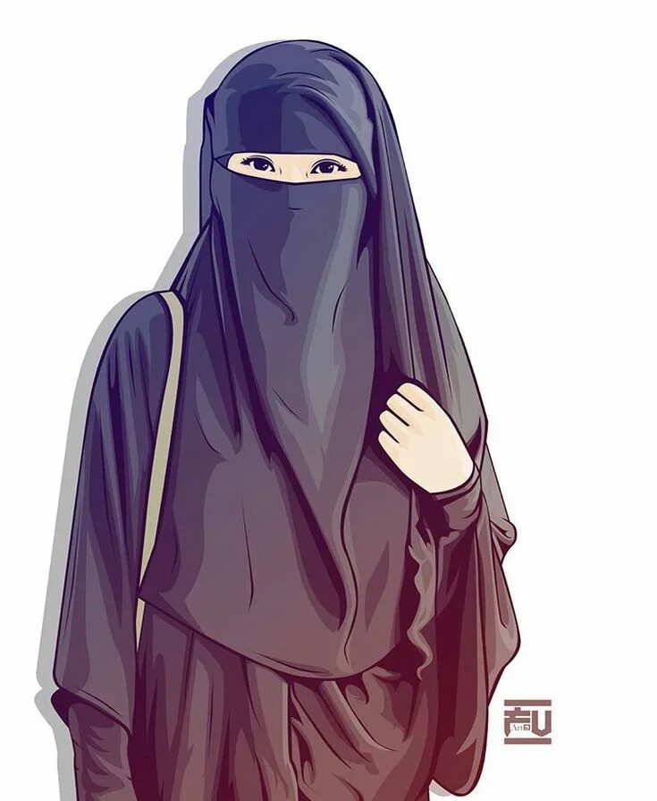 Девочка в хиджабе мем sunglass niqabi Schleier