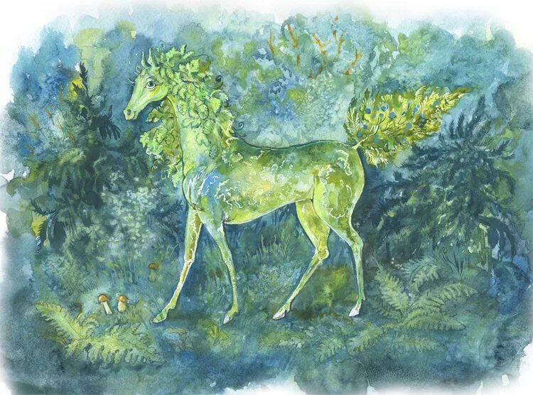 Зеленую лошадку