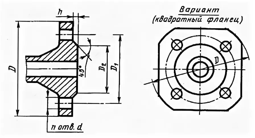 Фланец 12815 80