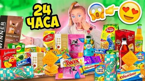 Челлендж 24 часа едим