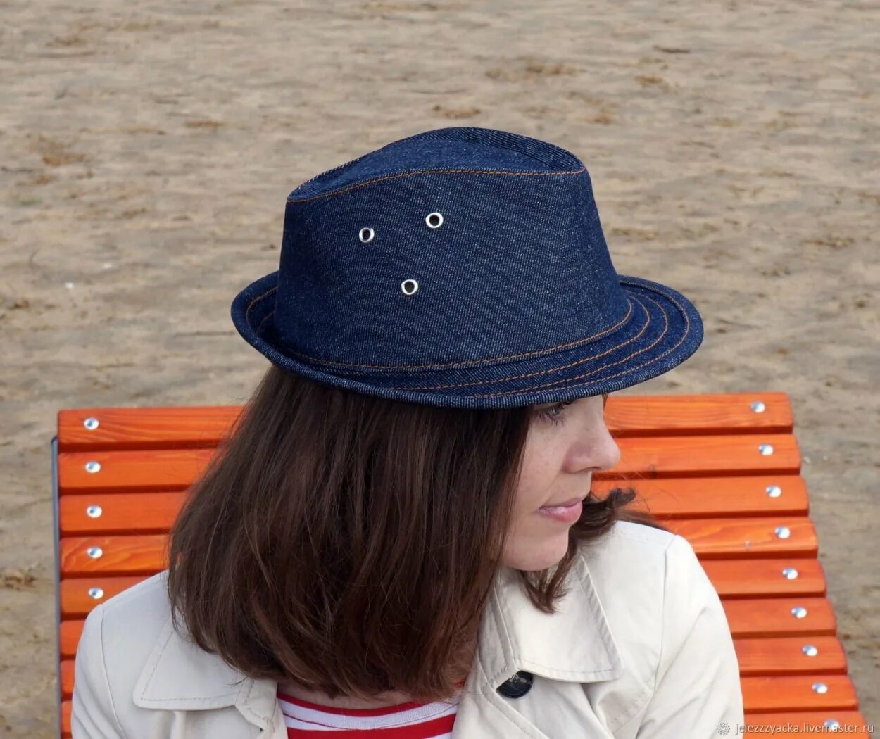 Джинсовая шляпа. Шляпа Федора фетровая с узкими полями. Джинсовая шляпа женская. Шляпа из джинсовой ткани.