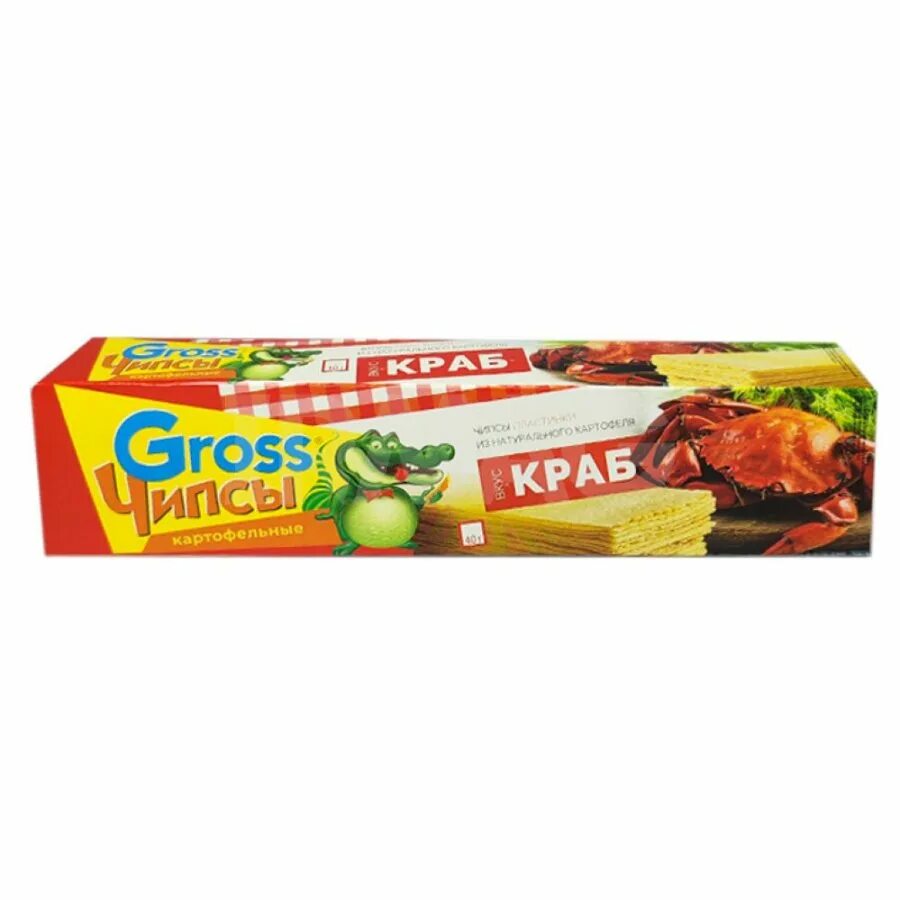 Чипсы gross 40 гр. 80 gross. 80 gross. 80 gross. Стимулятор stil краб 40мл уп/10шт.