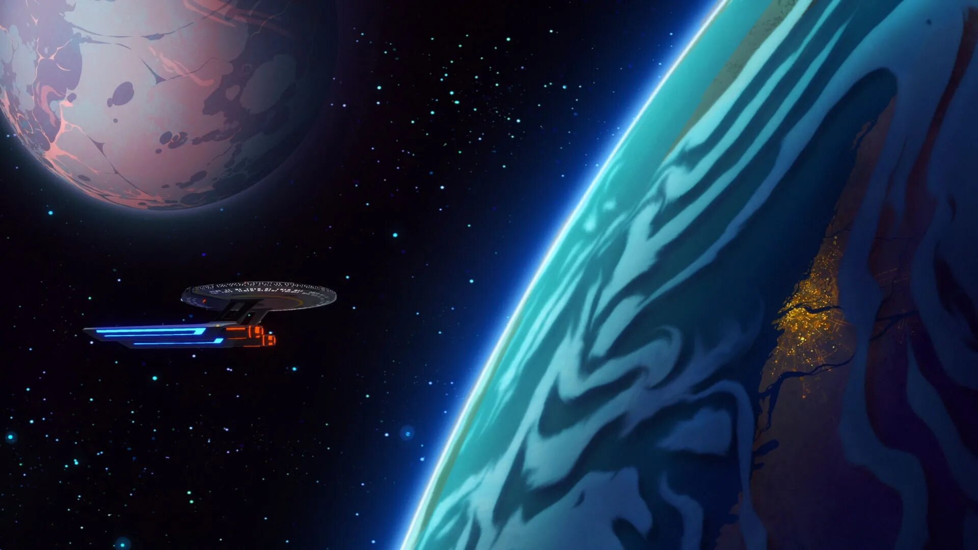 Стартрек палуба. Star Trek lower Decks. Беккет Маринер. USS Титан Стартрек.