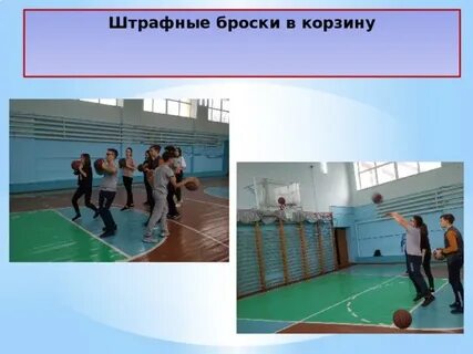 Баскетбол штрафные броски в корзину