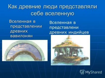 Как древние представляли древние