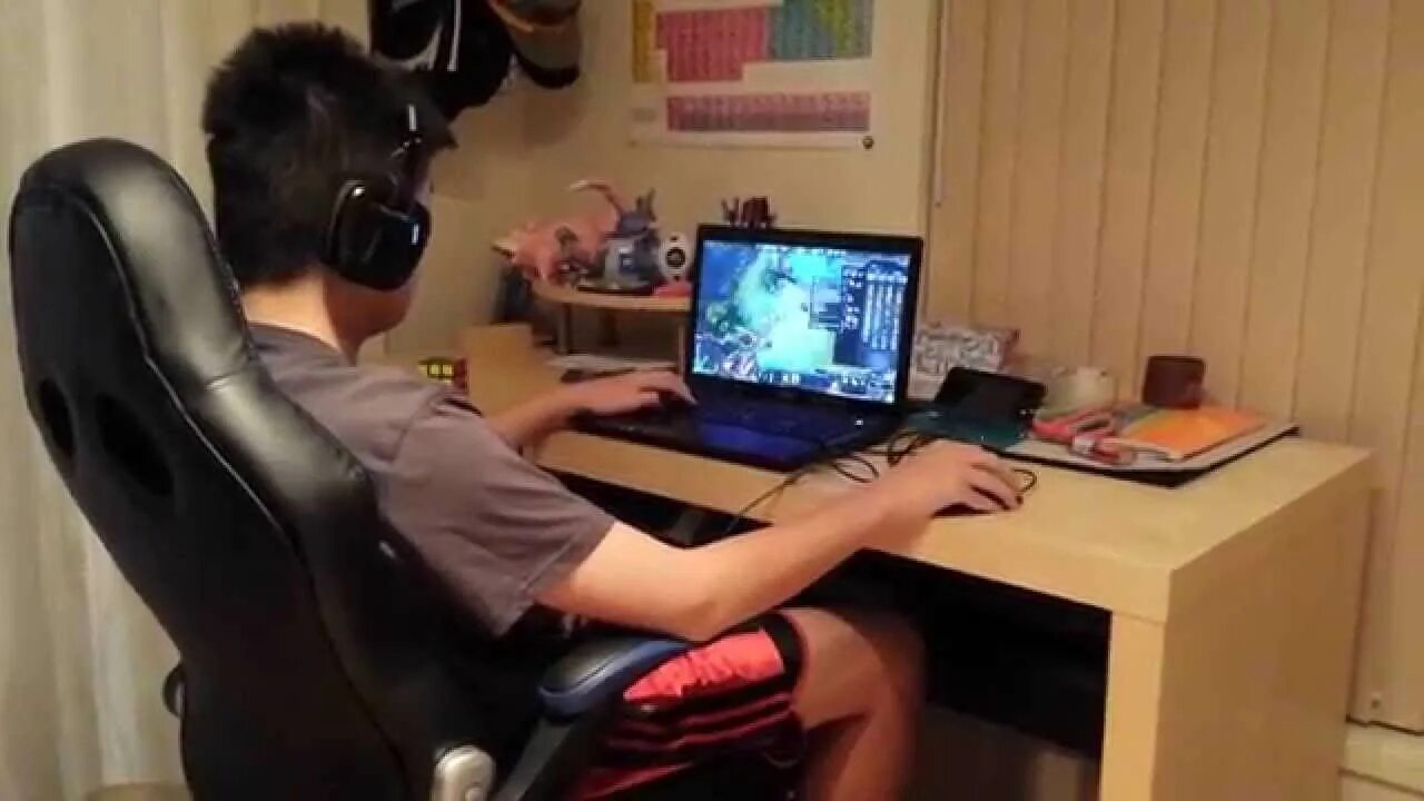 Computer games addiction
