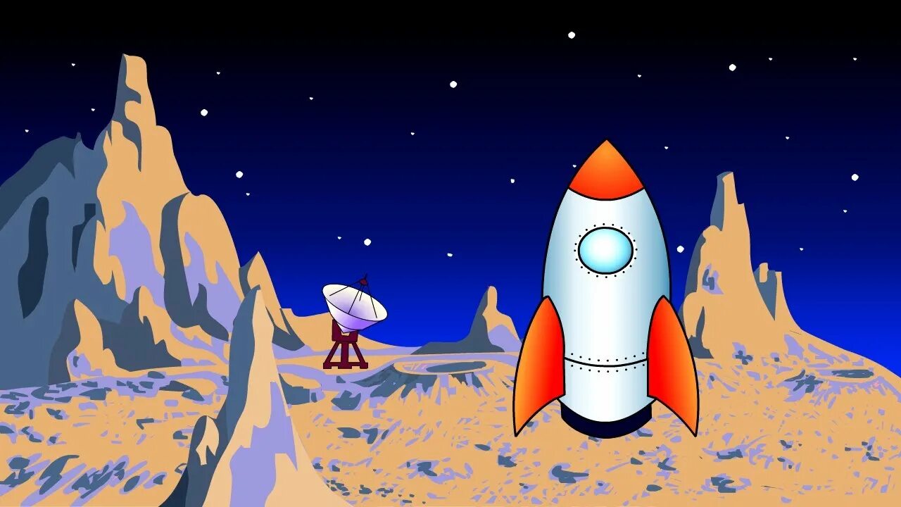 Видео про космос для детей 5. Космическое путешествие для детей. Ракета из мультфильма. Детям о космосе. Ракета в космосе для детей.