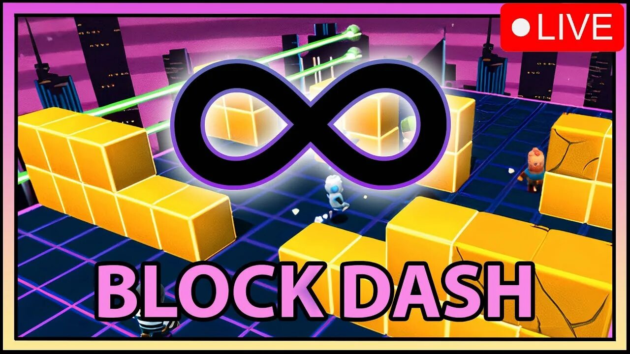 Block Dash endless. Stumble guys Block Dash endless. Stumble guys Block Dash background.