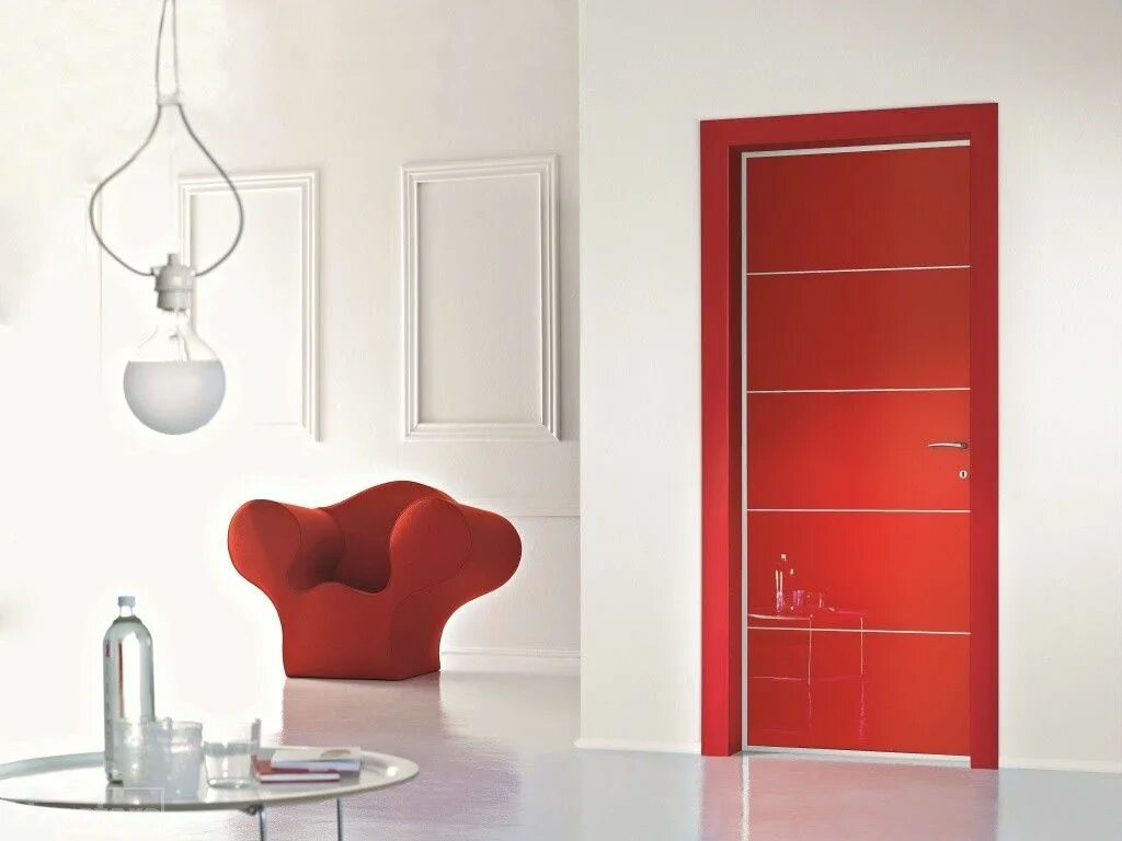 Red, White, and Blue Take a Sophisticated Turn in This Chicago Home